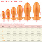 Golden-Butt-Plug-Silicone-Anal-Toy-Anal-Trainer-5
