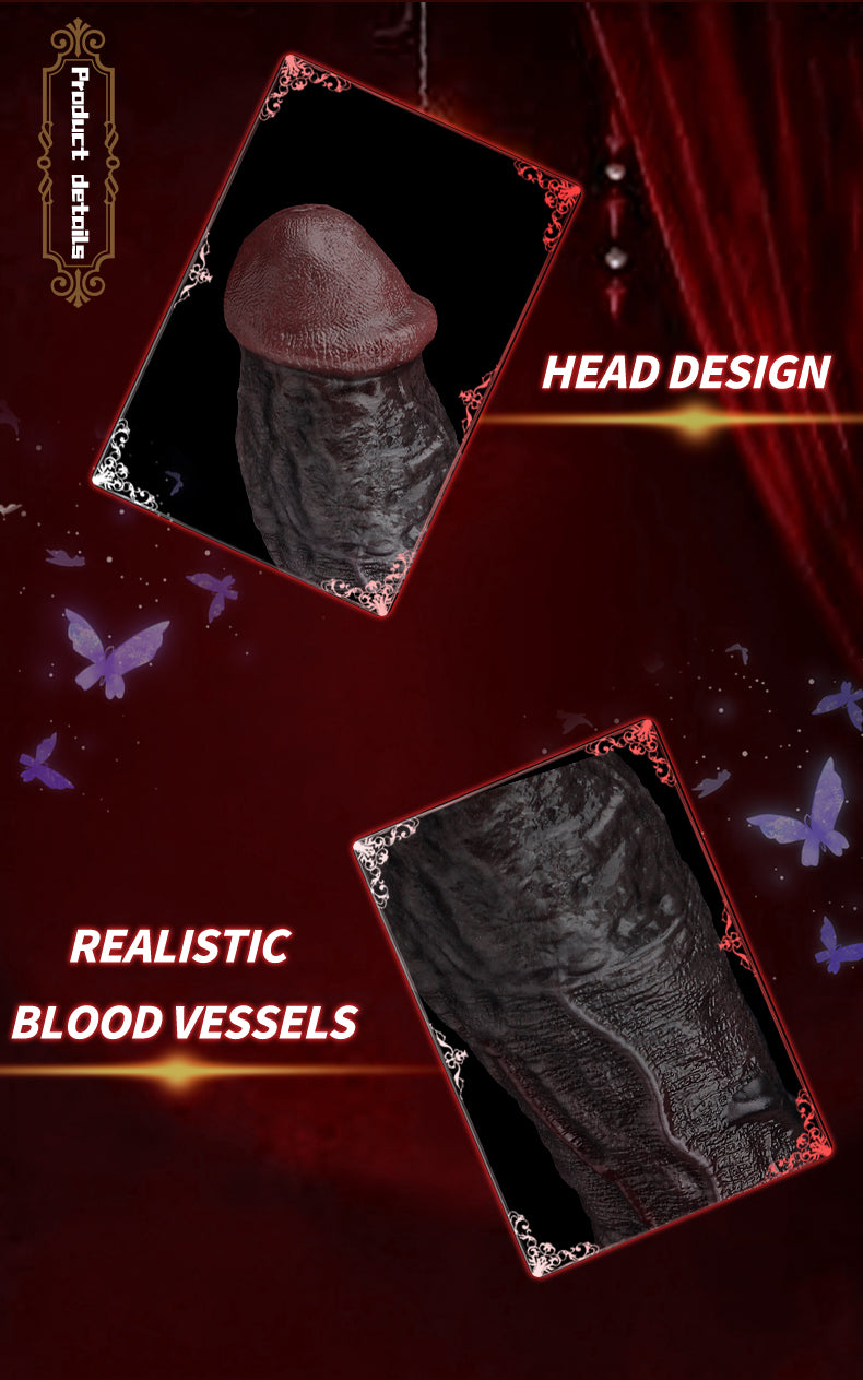 Flesh-Like Realistic Black Silicone Penis Sleeve – Advanced Solution for Size Enhancement and Male Performance
