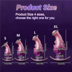 Purple Silicone Fantasy Dragon Anal Plug – Unique T-Shaped Base with Deep Solo Stimulation