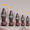 Domlust Big Black Dildo | Huge Silicone Suction Cup Dildo for Deep Fullness