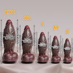 Domlust Big Black Dildo | Huge Silicone Suction Cup Dildo for Deep Fullness