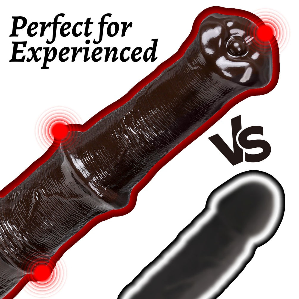 Ebony Horse Dildo | Big Black Silicone Monster Cock