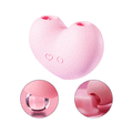 Heart - Clitoral Vibrator - Tongue Vibrator - Sucking, Licking & Vibrating Pleasure