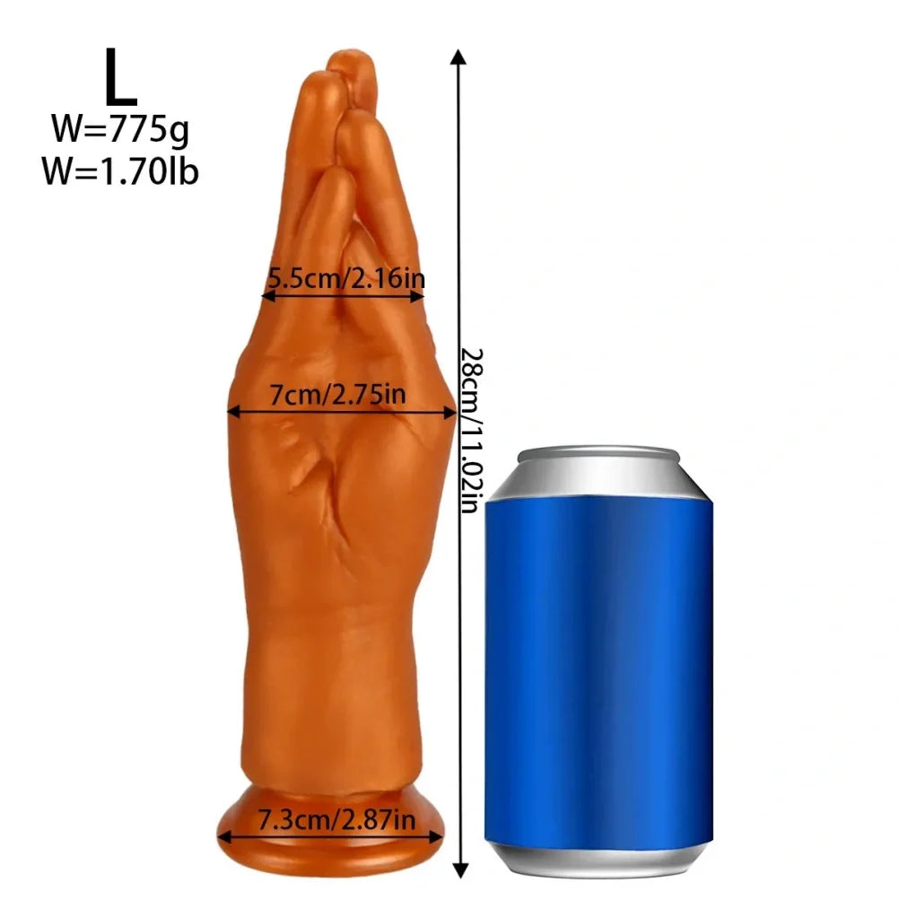 Fist Dildo Hand-Shaped – Prayer Palm Silicone Fisting Toy | Domlust