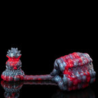 Fantasy Alien Pussy & Anal Plug 2-in-1 – Platinum Silicone Male Masturbator with Multi-Texture Stimulation