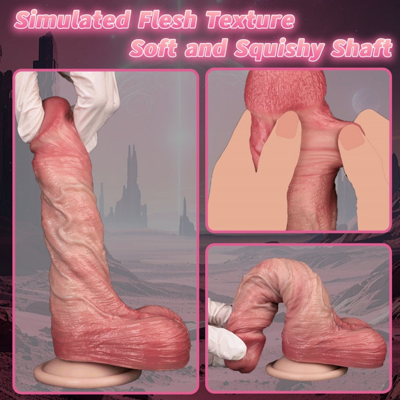 Curved Realistic Suction Dildo – Precision G-Spot Stimulator for Women