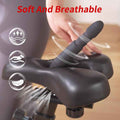 Thrusting Dildo Bike Seat with Remote Control - Discreet Saddle Vibrator for Fitness & Sensory Play