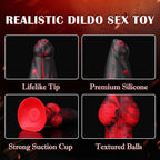Houndcore-Thrusting-Silicone-Dildo-Fantasy-Knotted-Dildo