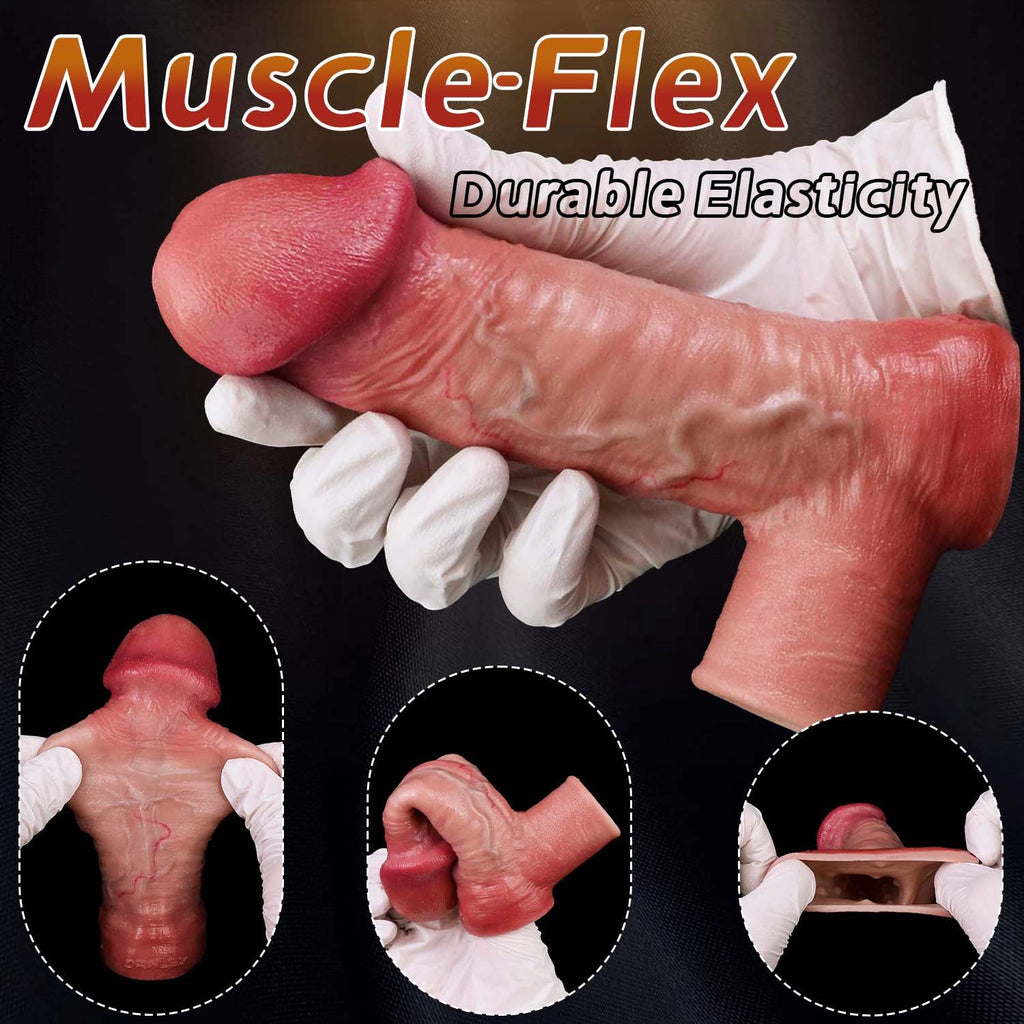 Muscle-Flex Realistic Cock Sleeve — Bigger, Thicker & Longer for Men Who Want More
