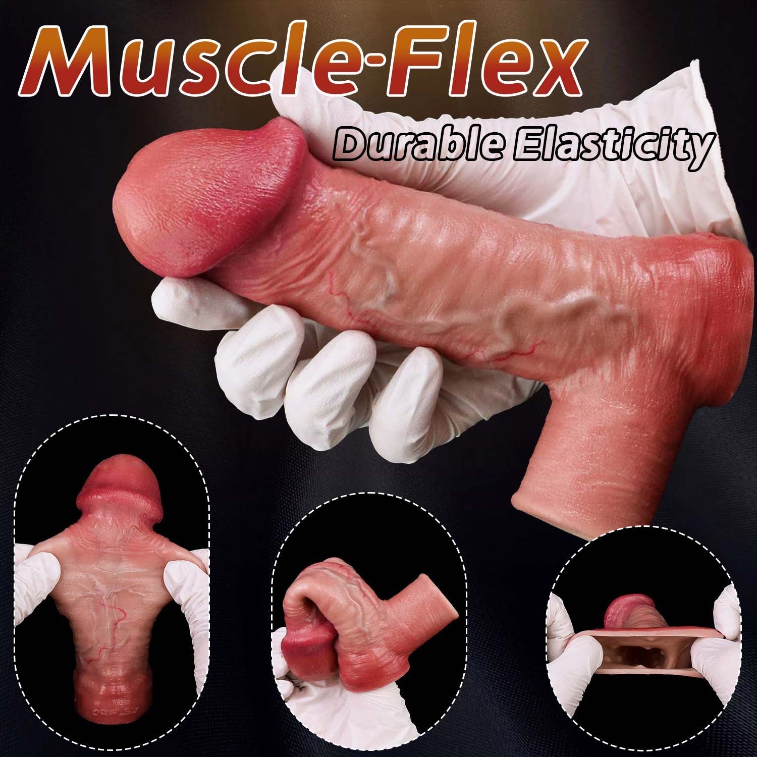 Muscle-Flex Realistic Cock Sleeve — Bigger, Thicker & Longer for Men Who Want More