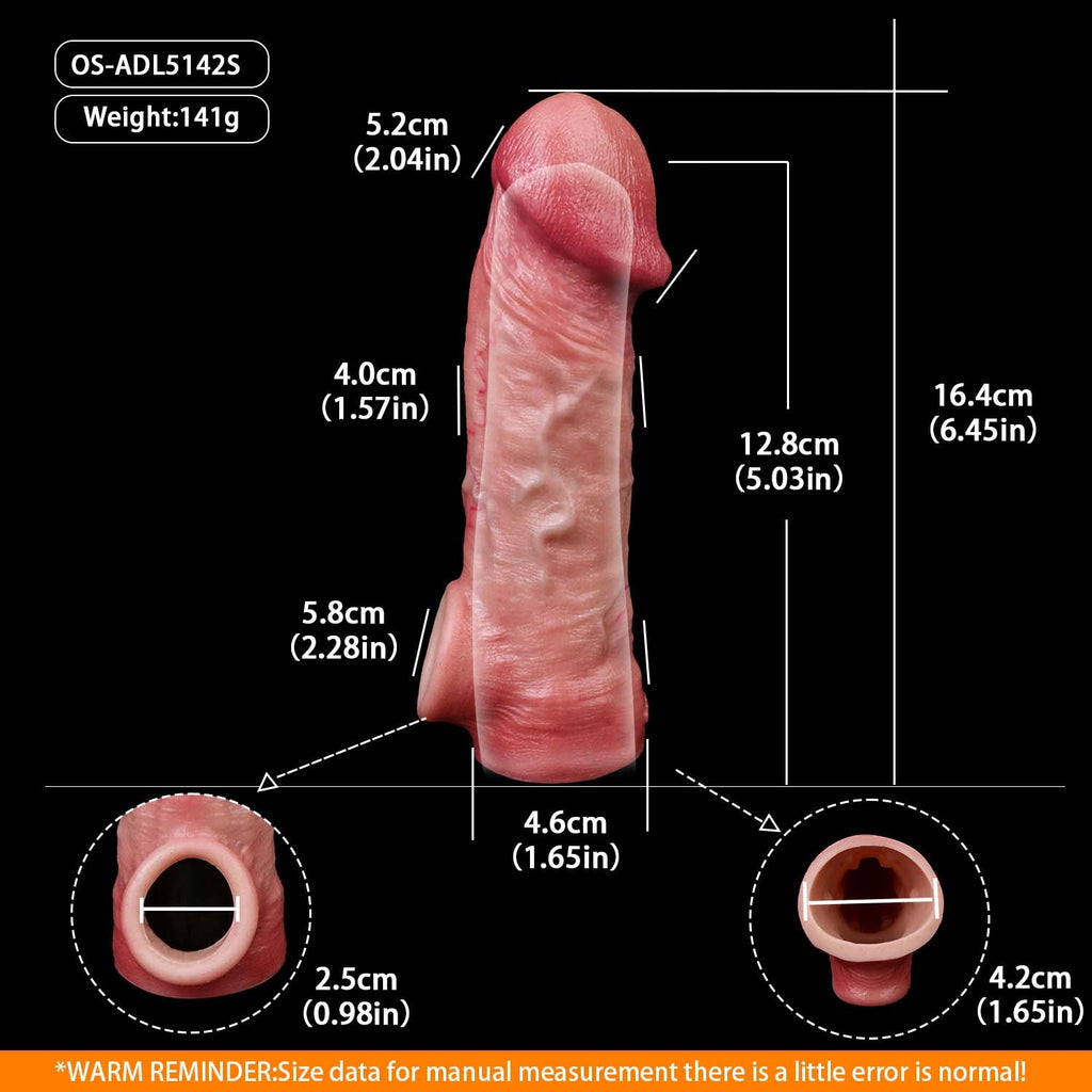 Muscle-Flex Realistic Cock Sleeve — Bigger, Thicker & Longer for Men Who Want More