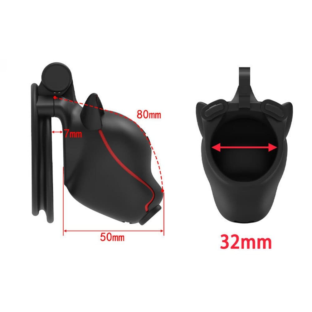IDO-Dog-Head-Shaped-Male-Chastity-Cage