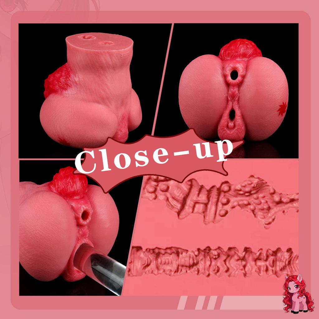 Realistic Horse Butt Pussy Sex Doll — Dual-Channel Animal Pussy Stroker for Men