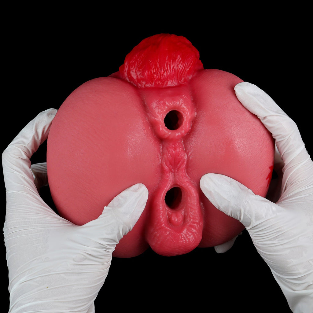 Realistic Horse Butt Pussy Sex Doll — Dual-Channel Animal Pussy Stroker for Men