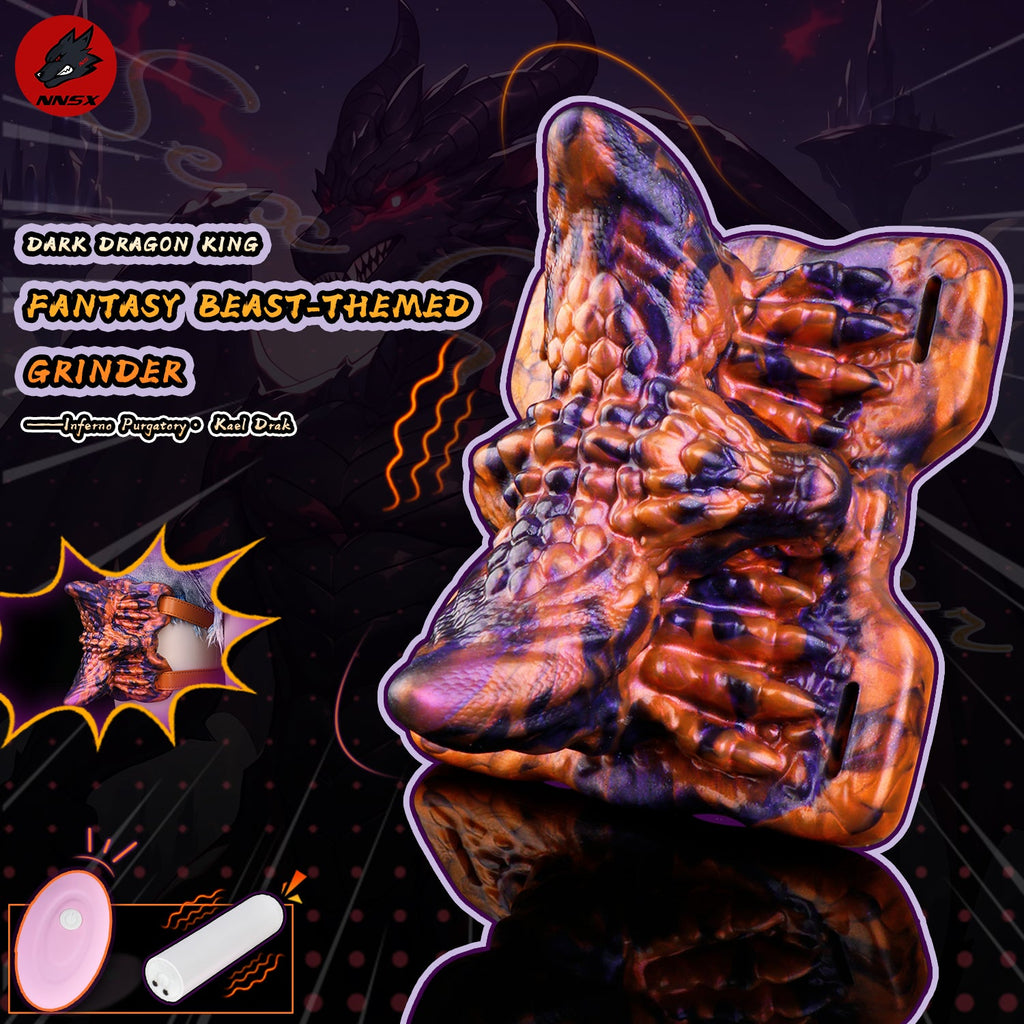 Dark Dragon King Fantasy Beast Grinder – Wearable Vibrating Grinding Sex Toy | Domlust