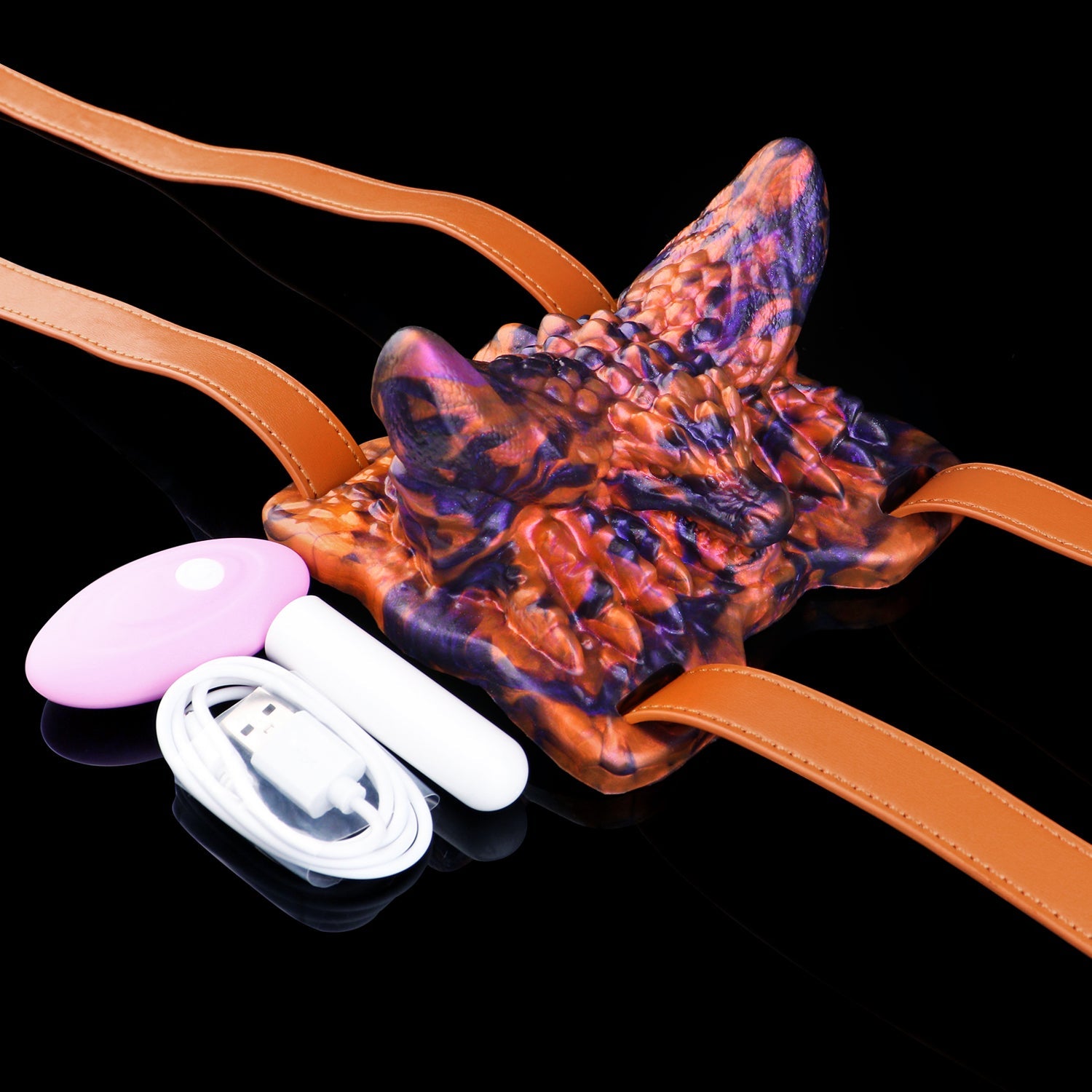 Dark Dragon King Fantasy Beast Grinder – Wearable Vibrating Grinding Sex Toy | Domlust