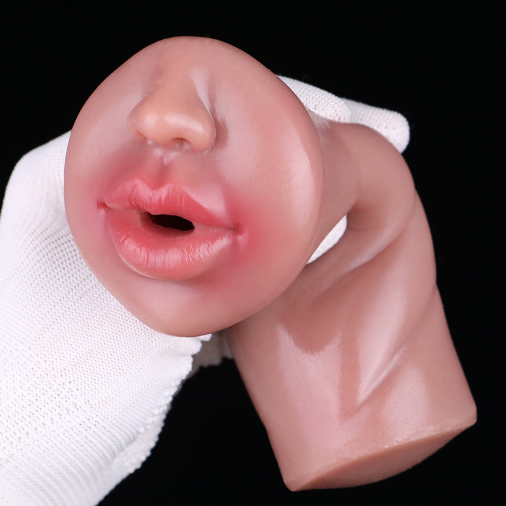 Lifelike Mouth Pocket Pussy – Realistic Oral Sex Silicone Masturbator | Domlust NobleSculpt