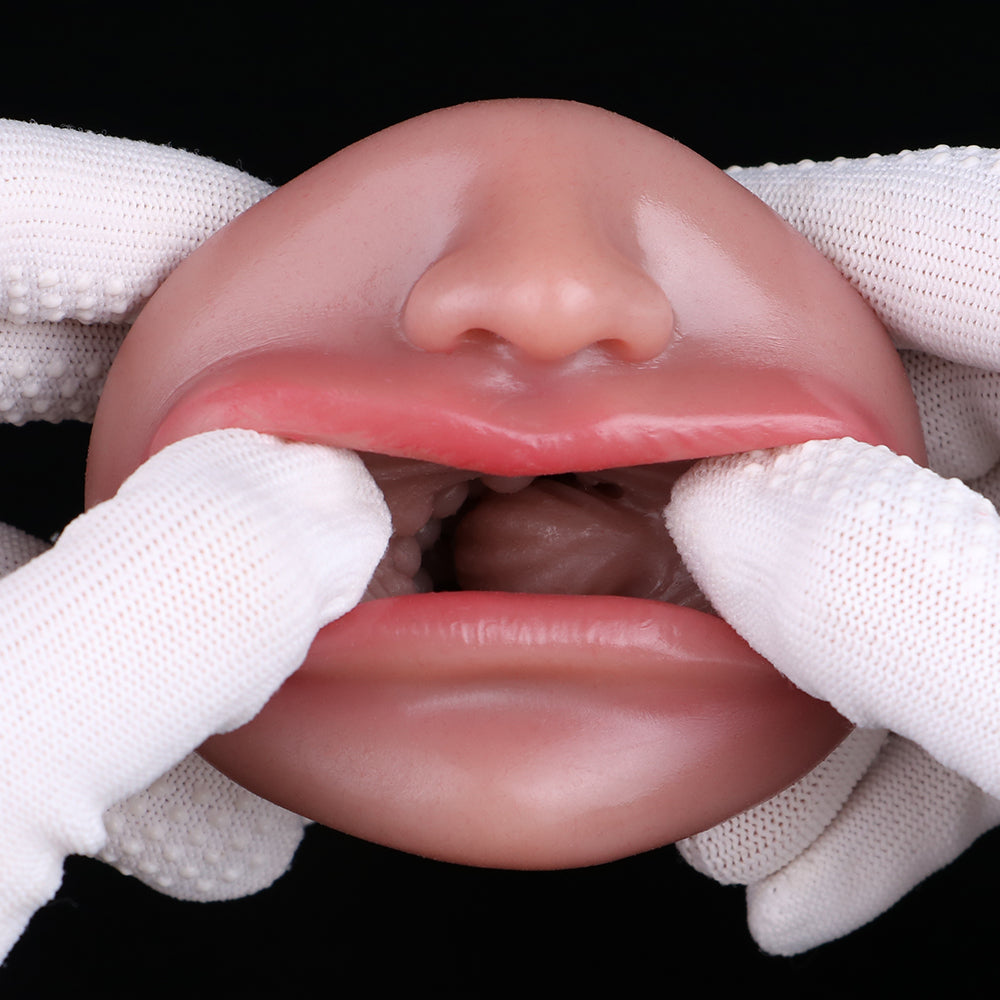 Lifelike Mouth Pocket Pussy – Realistic Oral Sex Silicone Masturbator | Domlust NobleSculpt