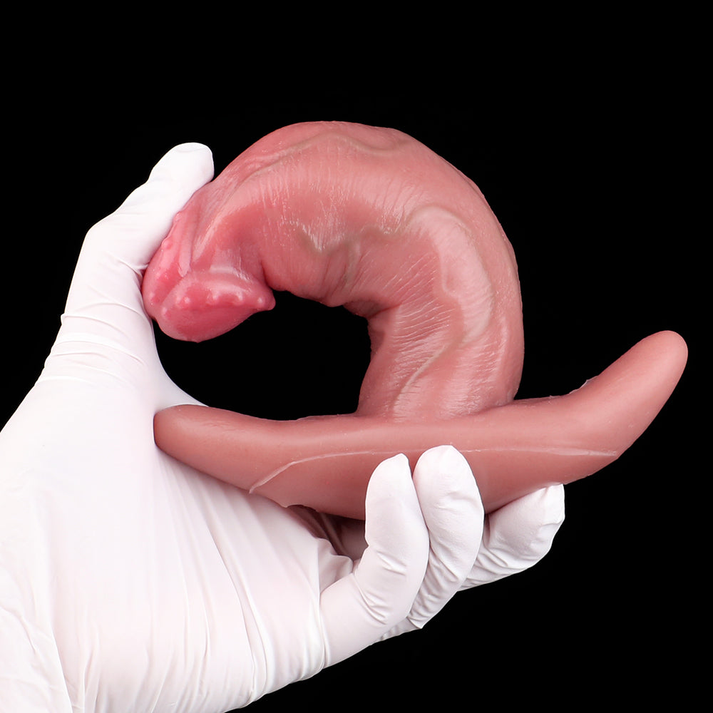 Realistic Dildo Anal Sex Toys - Vibrating Bullet Strapon Harness Tail Butt Plug