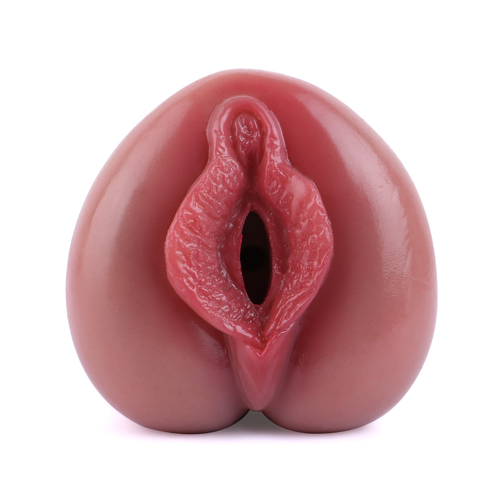 Pocket Pussy Realistic Labia Male Masturbator - Silicone Blowjob Masturbation Cup Sex Toys