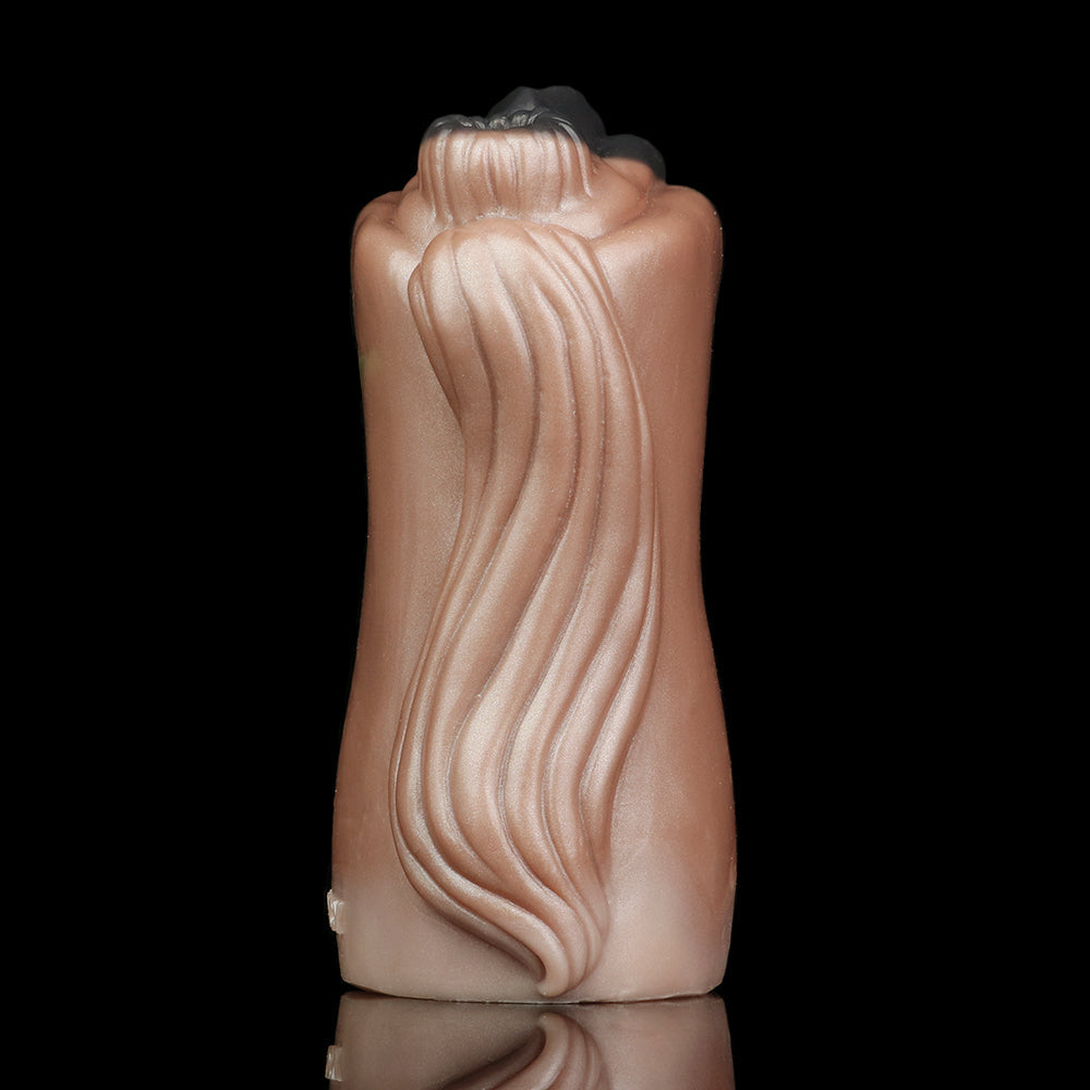 Ebony Horse Pussy Realistic Animal Sex - Silicone Pocket Masturbator Male Blowjob Stroker