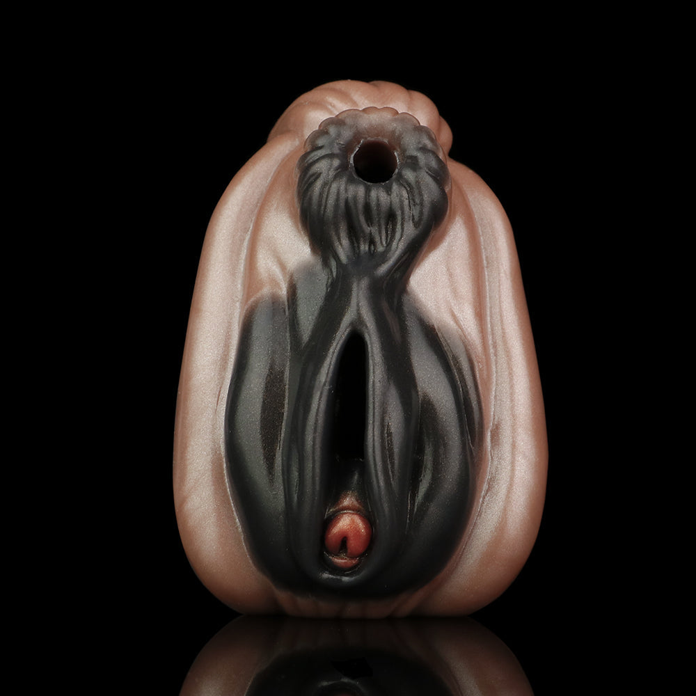 Ebony Horse Pussy Realistic Animal Sex - Silicone Pocket Masturbator Male Blowjob Stroker