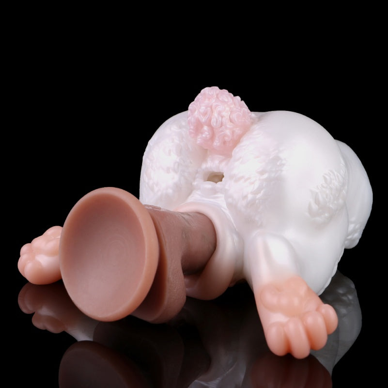 Pink Bunny Fantasy Pocket Pussy - Soft Penis Massaging Blowjob Animal Masturbator
