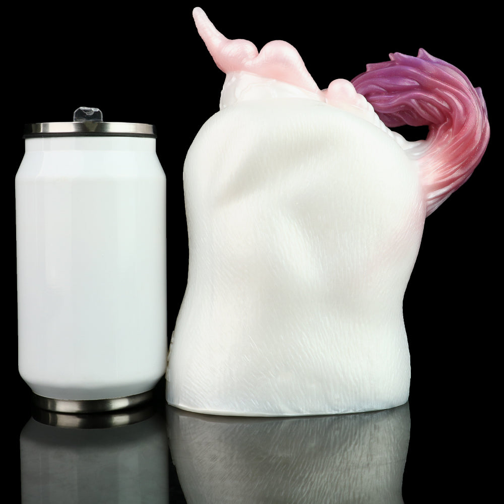Rainbow Stallion Horse Pussy | Crystal Silicone Fantasy Animal Masturbator with Tail — Domlust