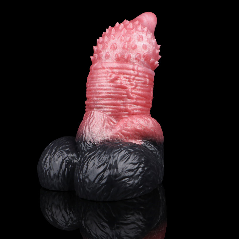 Knotted Dog Knot Penis Sleeve & Pocket Pussy | Dual-Action Beast Sex Fetish Toy | Domlust