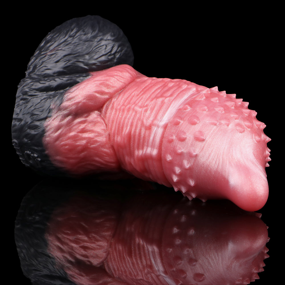 Knotted Dog Knot Penis Sleeve & Pocket Pussy | Dual-Action Beast Sex Fetish Toy | Domlust