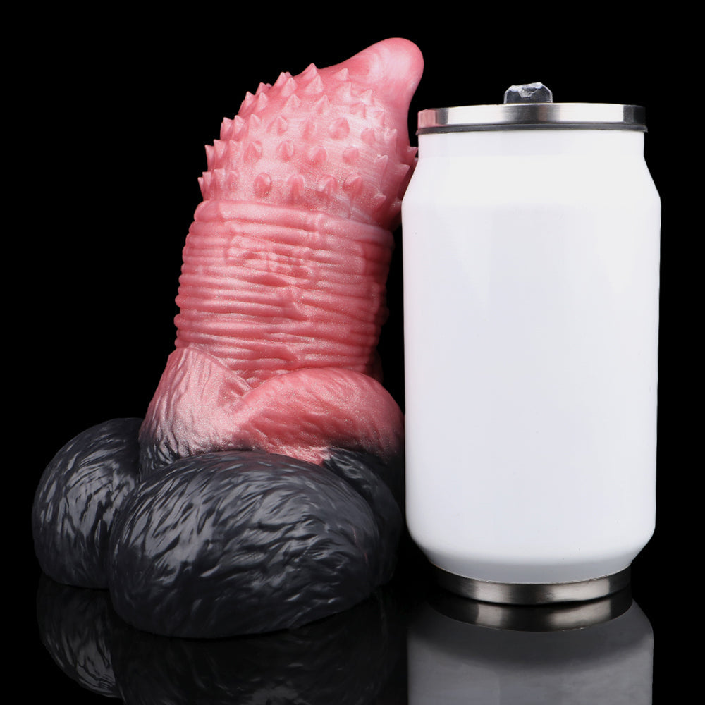 Knotted Dog Knot Penis Sleeve & Pocket Pussy | Dual-Action Beast Sex Fetish Toy | Domlust