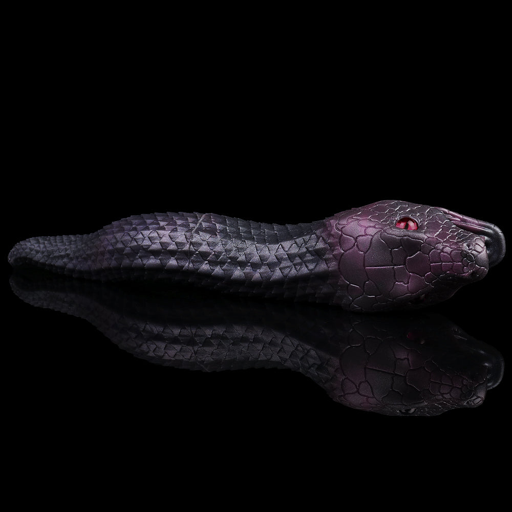 Domlust Serpent Pocket Pussy — Black Snake Fantasy Masturbator for Beast Fetish Play
