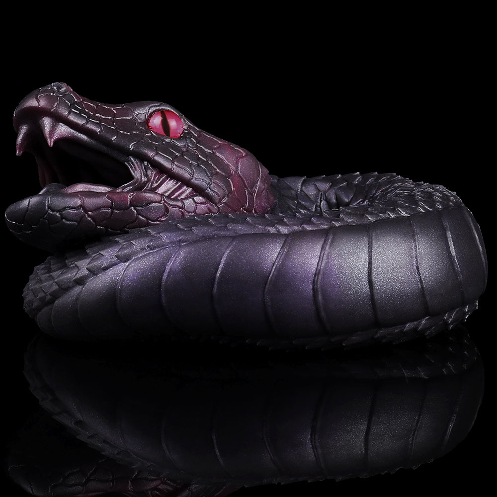Domlust Serpent Pocket Pussy — Black Snake Fantasy Masturbator for Beast Fetish Play