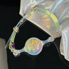 Colorful Crystal Ballgag | Soft Silicone BDSM Mouth Gag for Roleplay & Bondage Games