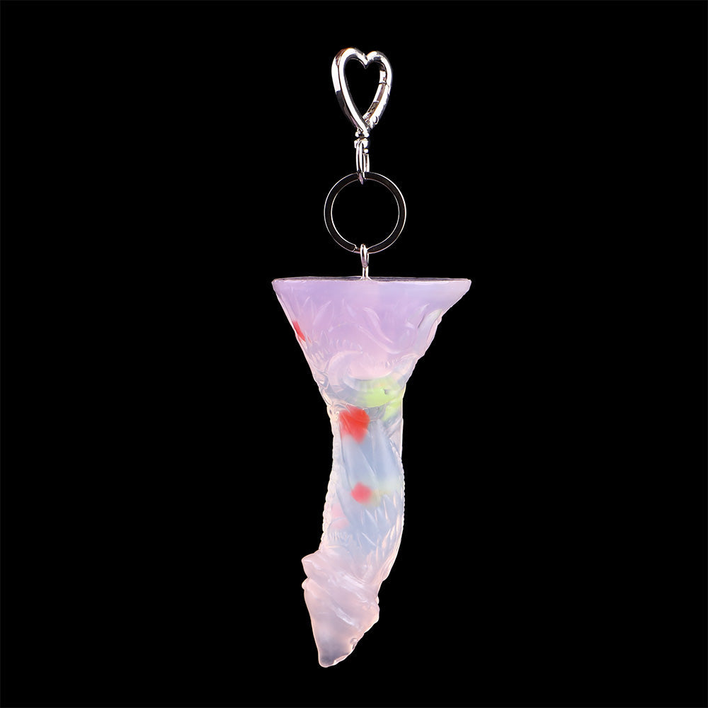 Colorful Small Dildo Mini Charms - Clear Silicone Kinky Gift Women Novelty