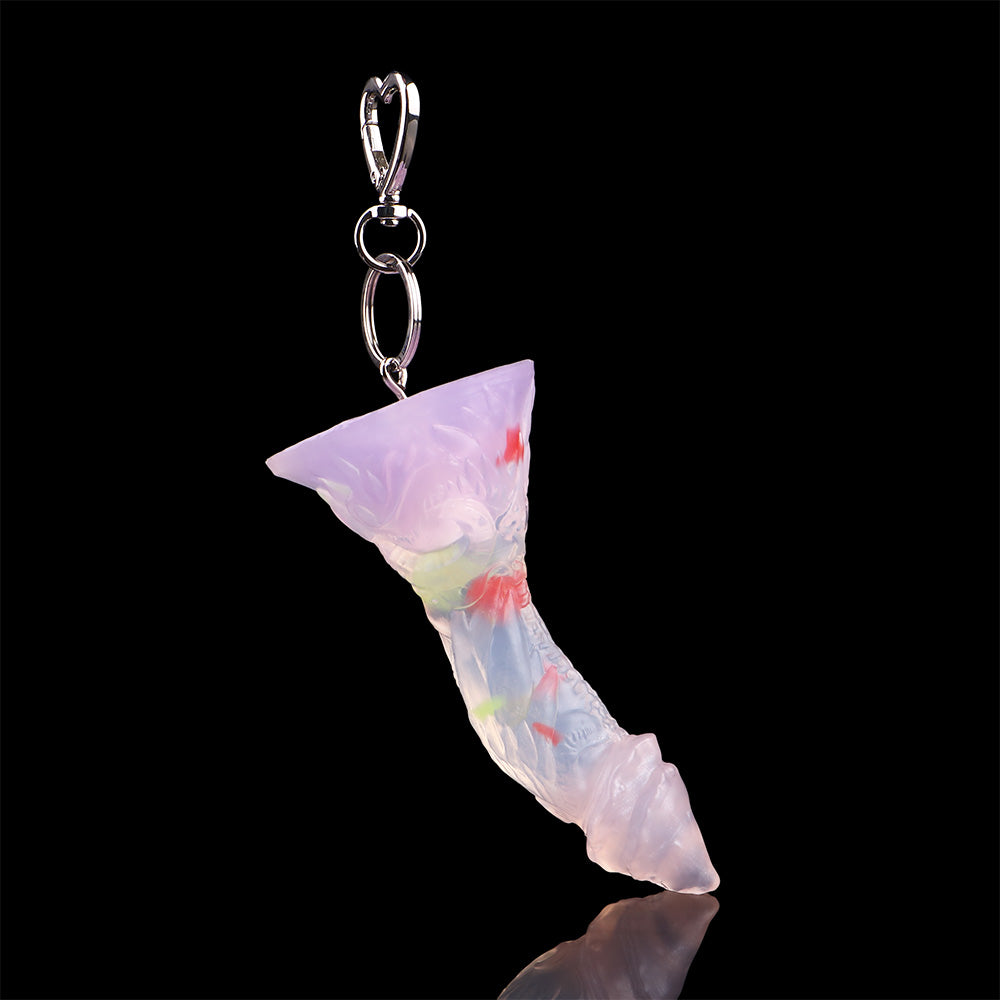 Colorful Small Dildo Mini Charms - Clear Silicone Kinky Gift Women Novelty