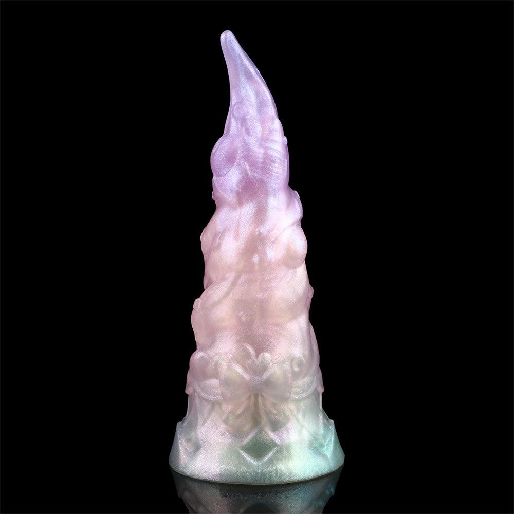 Ice Cream Fantasy Dildo — Crystal Clear Silicone Monster Dildo & Butt Plug |