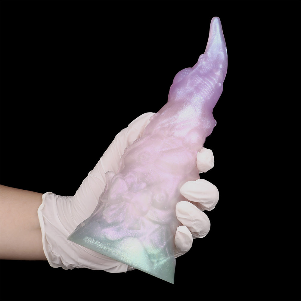 Ice Cream Fantasy Dildo — Crystal Clear Silicone Monster Dildo & Butt Plug |