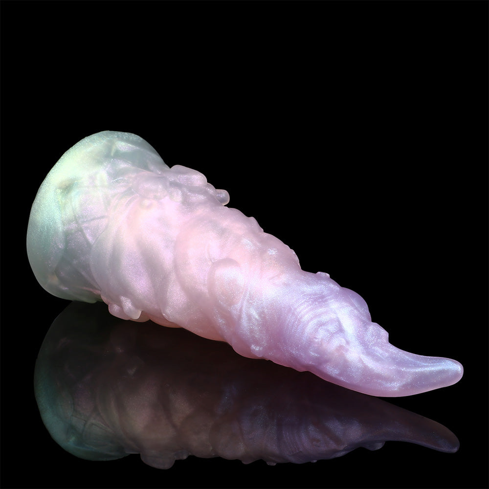 Ice Cream Fantasy Dildo — Crystal Clear Silicone Monster Dildo & Butt Plug |