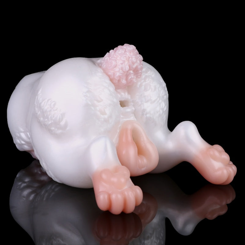 Pink Bunny Fantasy Pocket Pussy - Soft Penis Massaging Blowjob Animal Masturbator