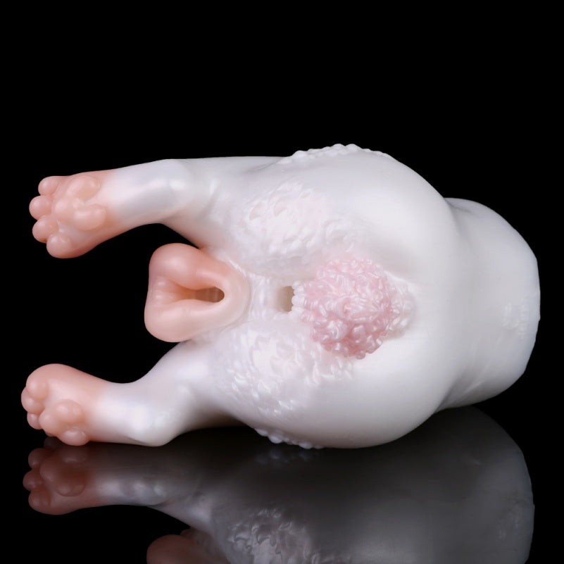 Pink Bunny Fantasy Pocket Pussy - Soft Penis Massaging Blowjob Animal Masturbator