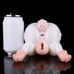 Pink Bunny Fantasy Pocket Pussy - Soft Penis Massaging Blowjob Animal Masturbator