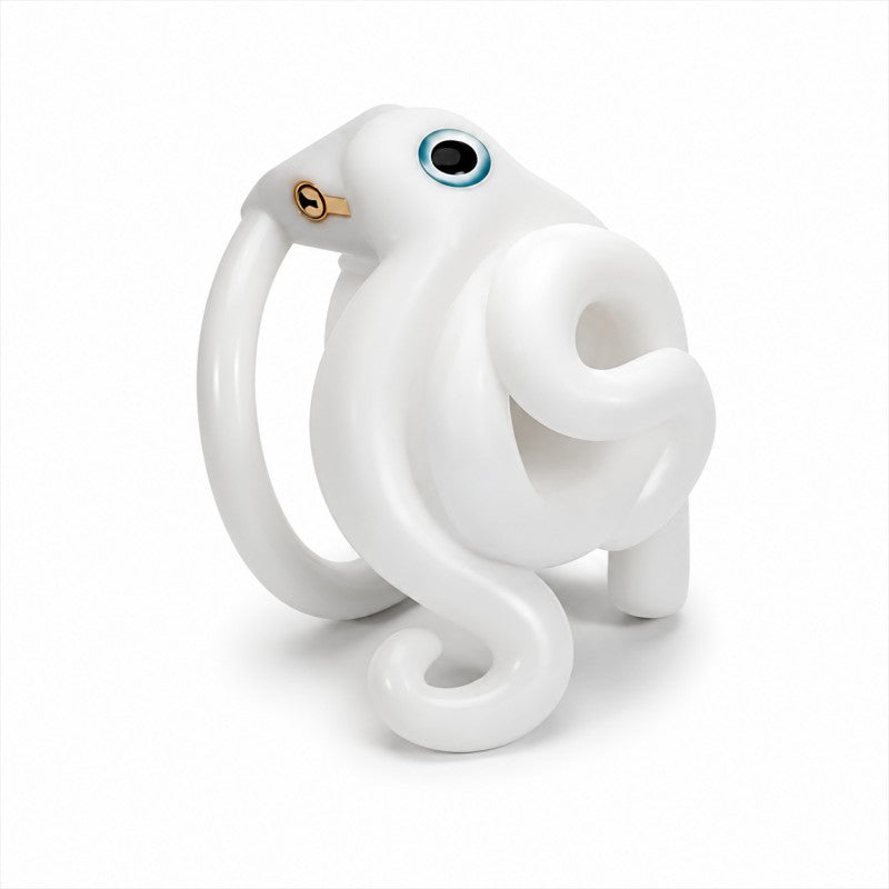 Octopus-Inspired Wearable Sculpture – Resin Lock Design