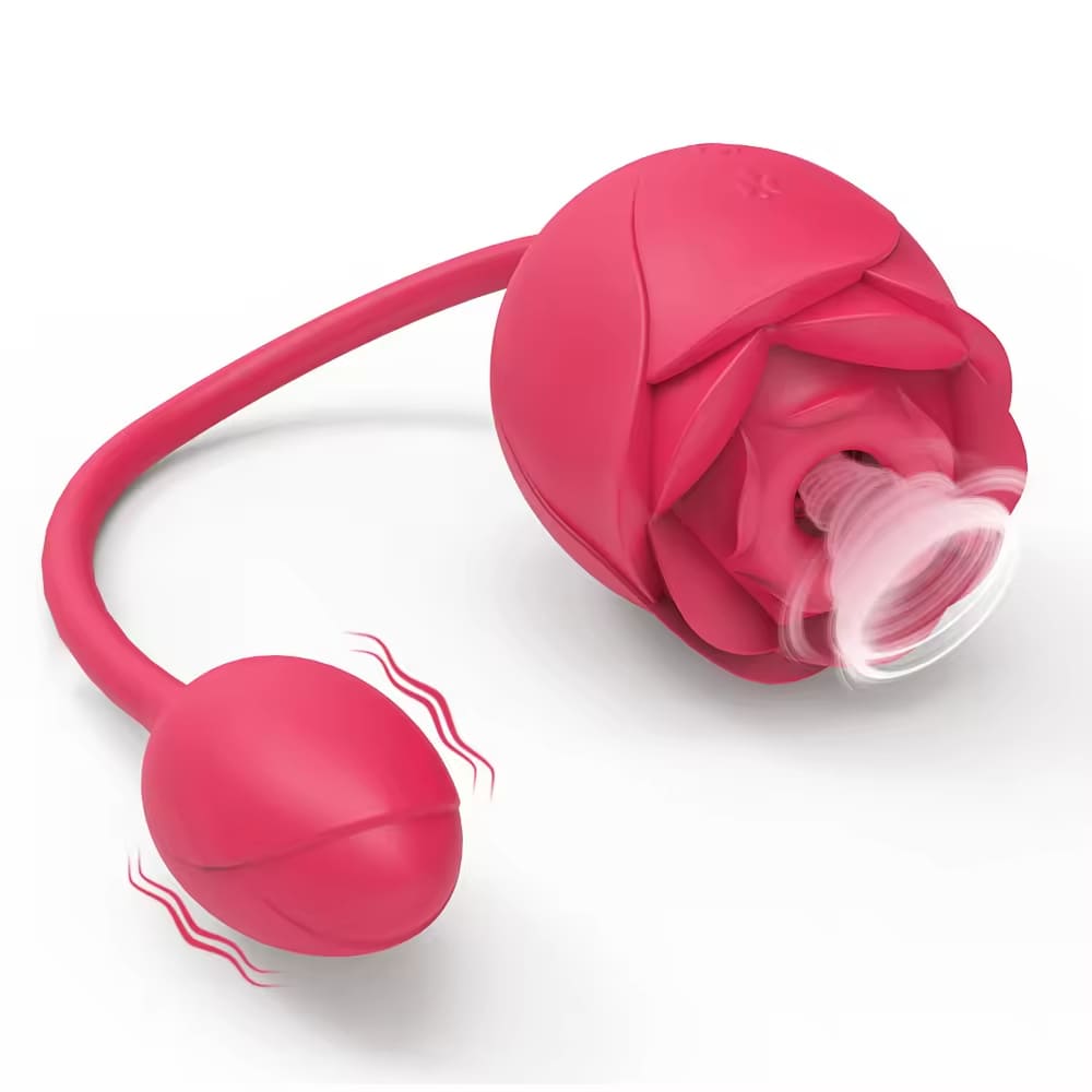 Immortal-Flower-Rose-Glow-2-in-1-Clitoral-Suction-Stimulator-with-Egg-Vibrator