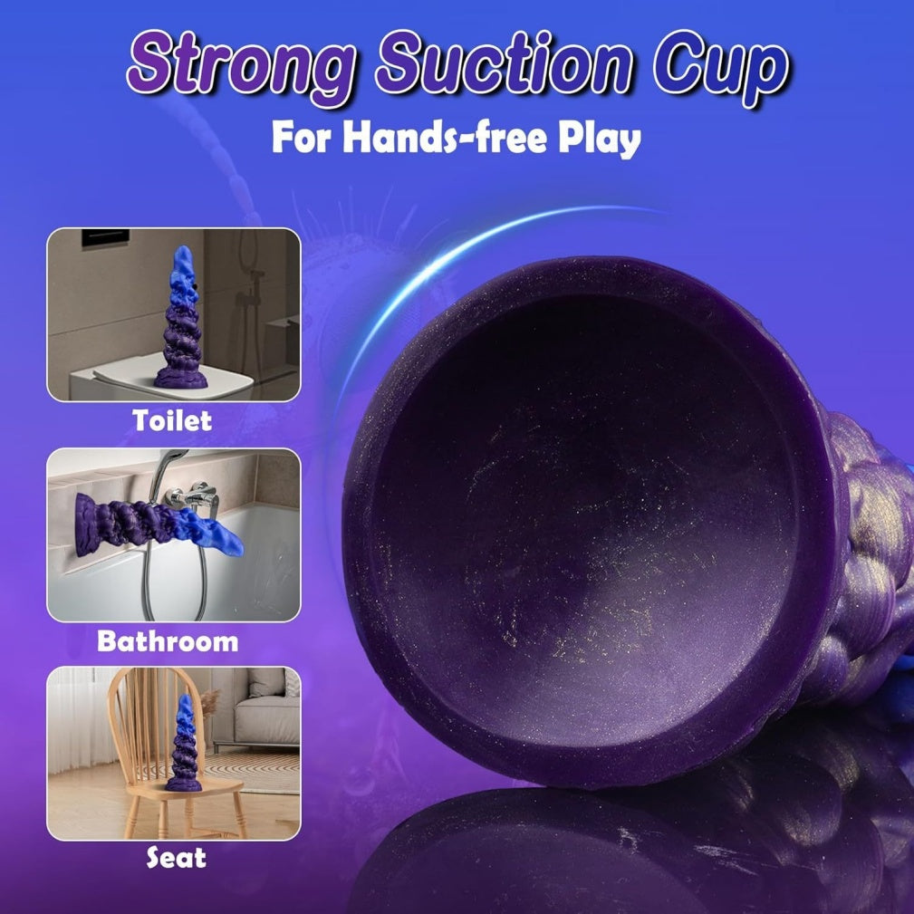 Spiral Fantasy Alien Dildo | Silicone Tentacle Anal Beads Vibrator for Women – Domlust