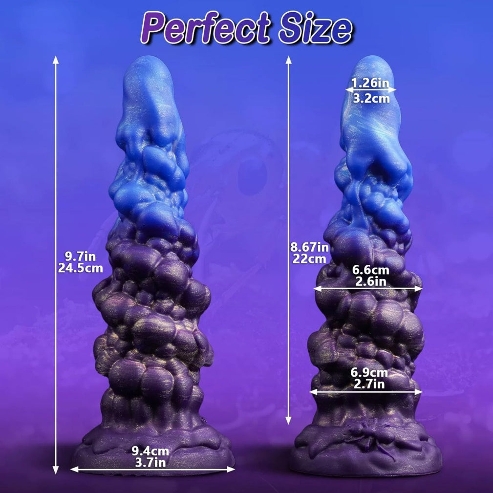 Spiral Fantasy Alien Dildo | Silicone Tentacle Anal Beads Vibrator for Women – Domlust