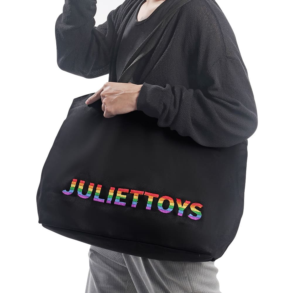 JulietToys-Rainbow-Embroidery-Tote-Bag