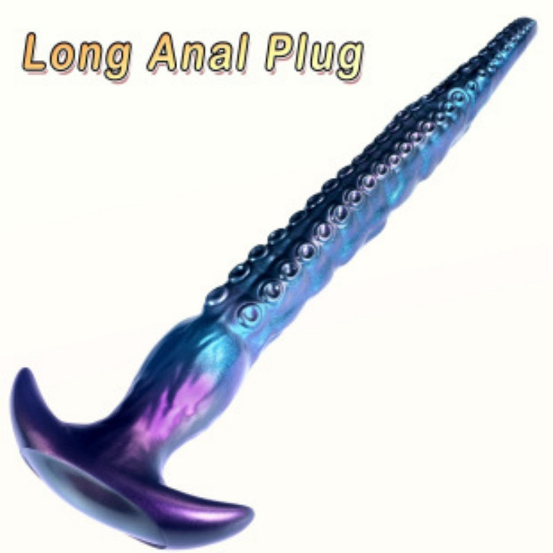Fantasy Octopus Dildo Anal Butt Plug – Dreamy Blue-Purple Tentacledildo Women Masturbator