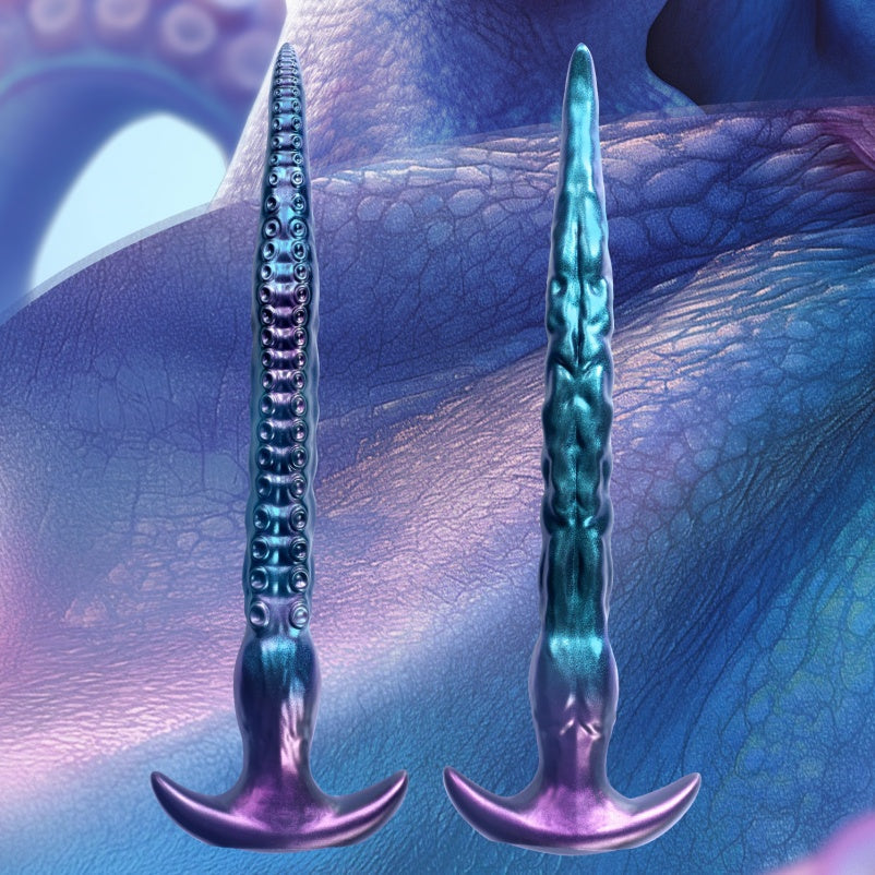 Fantasy Octopus Dildo Anal Butt Plug – Dreamy Blue-Purple Tentacledildo Women Masturbator