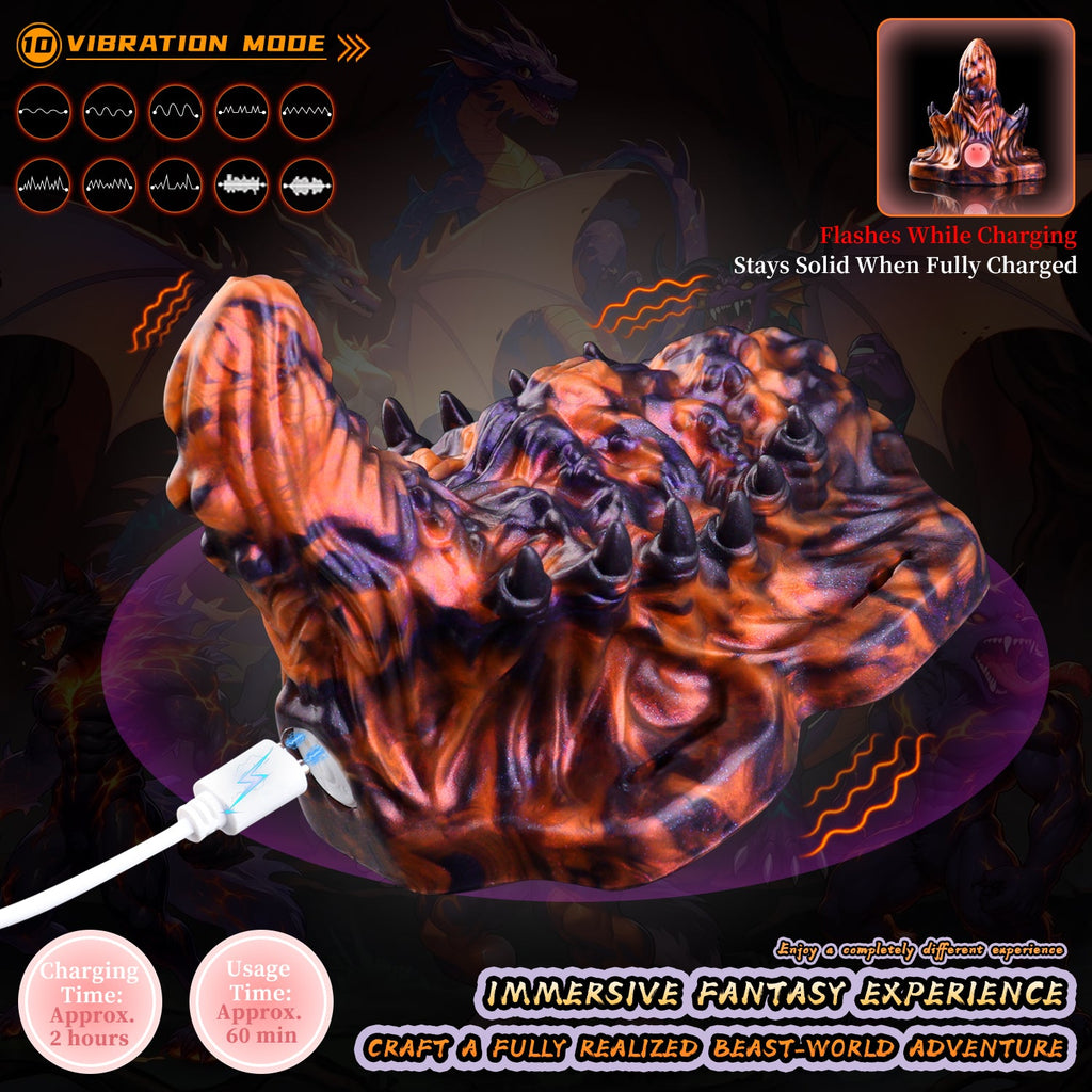 Fantasy Beast Grinder Sex Toy | Vibrating Wearable Grinder with 10 Modes — Broodhugger Queen Vyrana